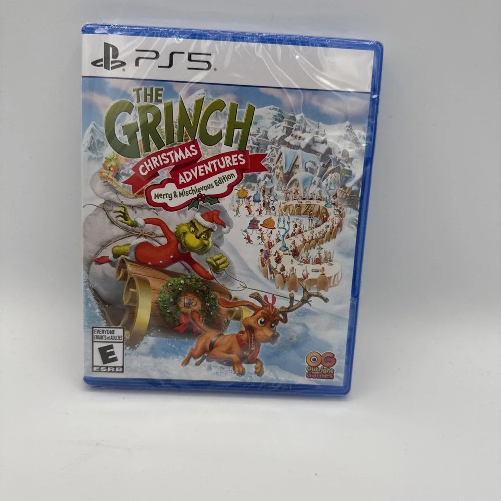 Sony Playstation 5 PS5 The Grinch‎ Christmas Adventures Merry & Mischievous NEW
